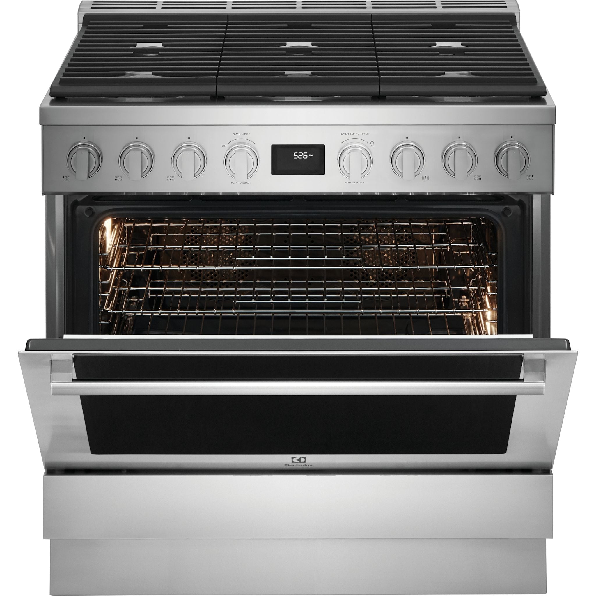 Cuisinière à gaz Electrolux (ECFD3668AS) - Acier inoxydable
