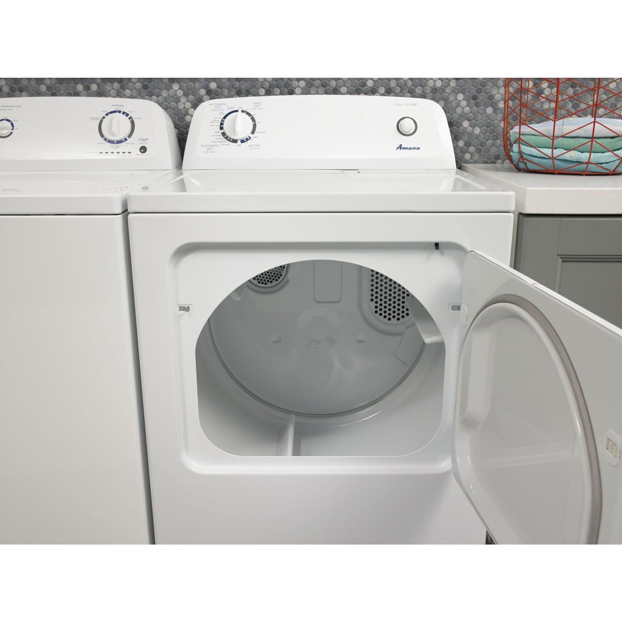 Sécheuse à gaz Amana (NGD4655EW) - Blanc