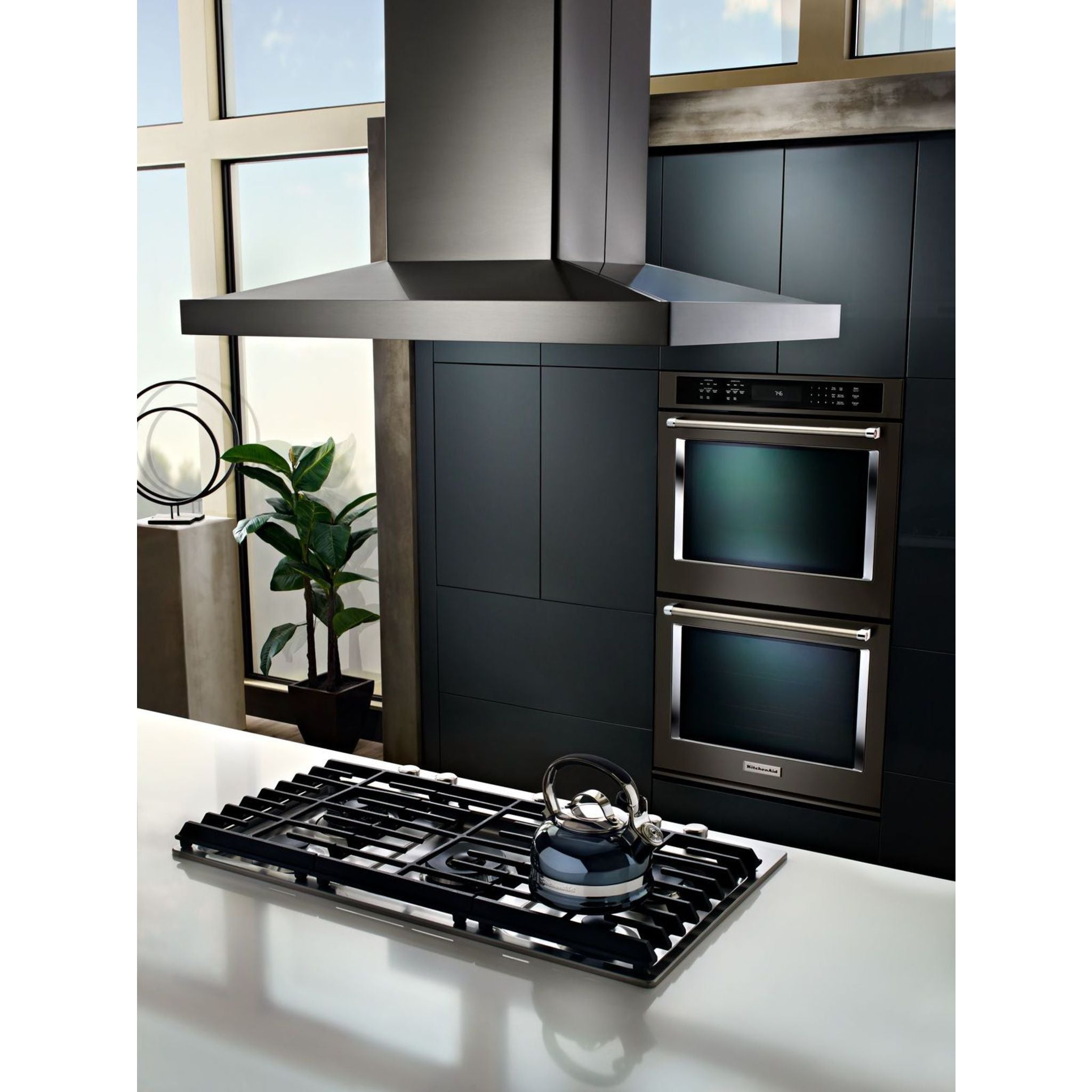 Table de cuisson à gaz KitchenAid 36 po (KCGS956ESS) - Acier inoxydable