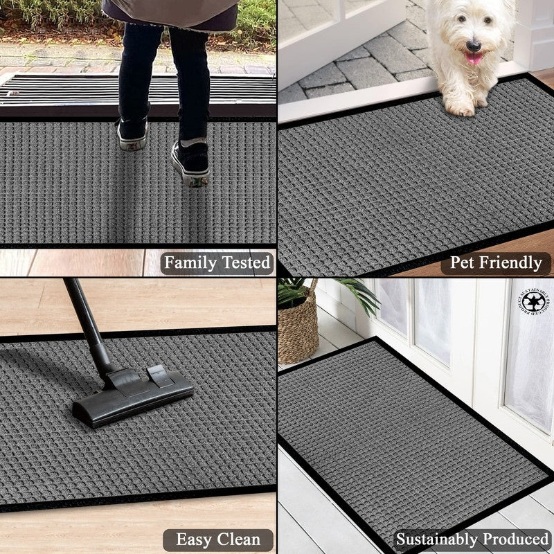 A1HC New Durable and Versatile Polypropylene Rubber Door Mat All Weather Inside Outside Door Mat