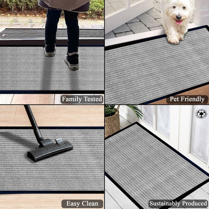 A1HC New Durable and Versatile Polypropylene Rubber Door Mat All Weather Inside Outside Door Mat