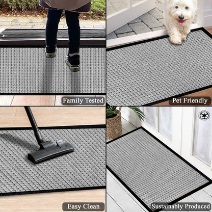 A1HC New Durable and Versatile Polypropylene Rubber Door Mat All Weather Inside Outside Door Mat