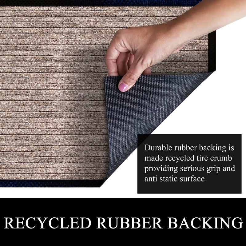 A1HC New Durable and Versatile Polypropylene Rubber Door Mat All Weather Inside Outside Door Mat
