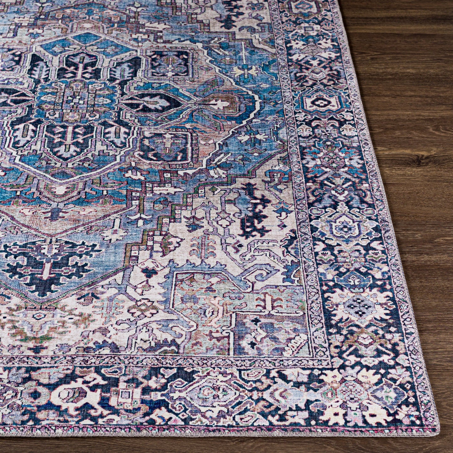 Livabliss Adenia Vintage Medallion Printed Area Rug