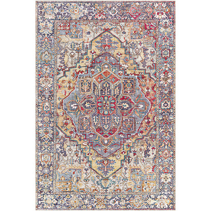 Livabliss Adenia Vintage Medallion Printed Area Rug