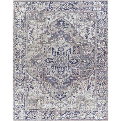 Livabliss Adenia Vintage Medallion Printed Area Rug