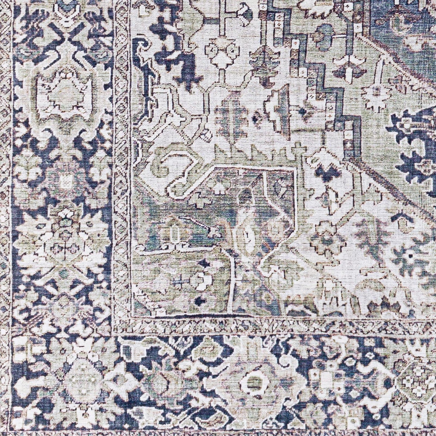 Livabliss Adenia Vintage Medallion Printed Area Rug