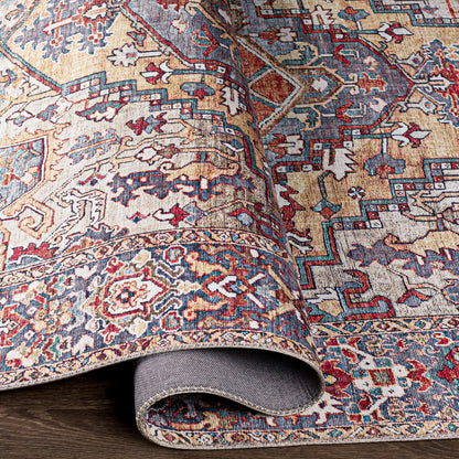 Livabliss Adenia Vintage Medallion Printed Area Rug