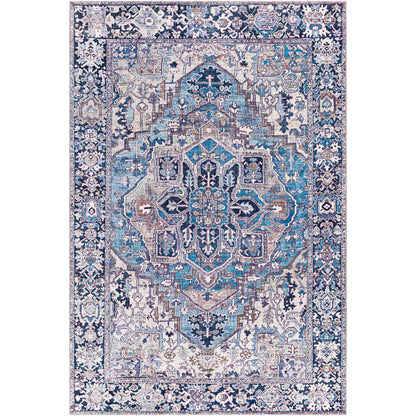 Livabliss Adenia Vintage Medallion Printed Area Rug