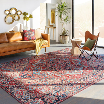 Livabliss Adenia Vintage Medallion Printed Area Rug