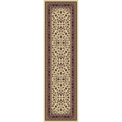 Admire Home Living Caroline Traditional Floral Sarouk Pattern Area Rug