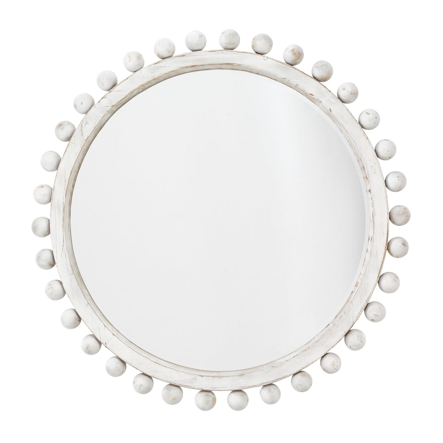 Miroir rond en bois Alden Décor Orion, naturel