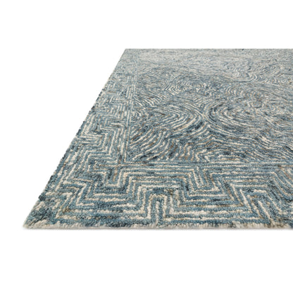 Alexander Home Aspen Denim Wool Hand-tufted Contemporary Area Rug