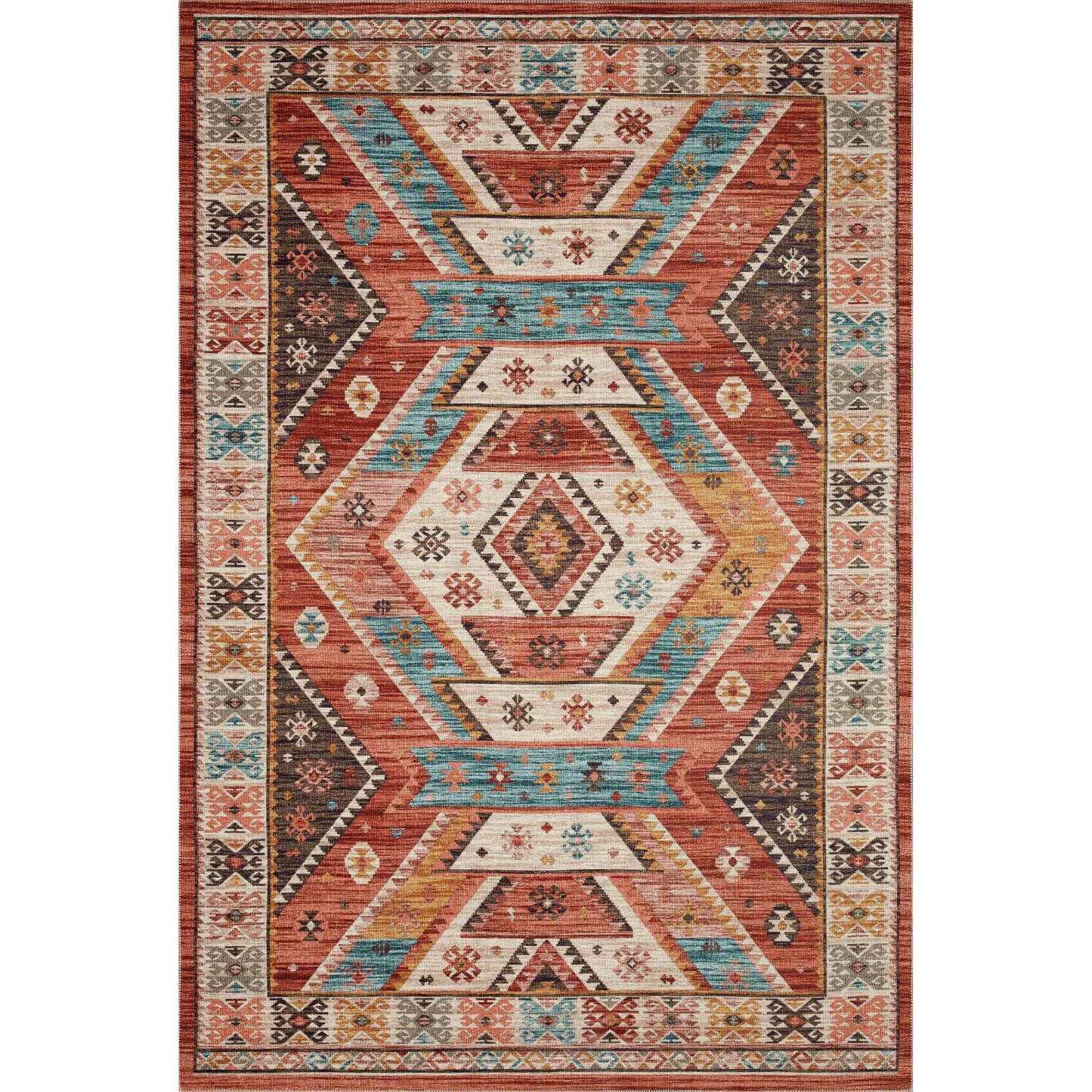 Alexander Home Escalante Printed Southwestern Aztec Area Rug