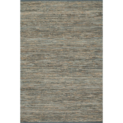 Alexander Home Farmhouse Jute and Leather Handwoven Area Rug