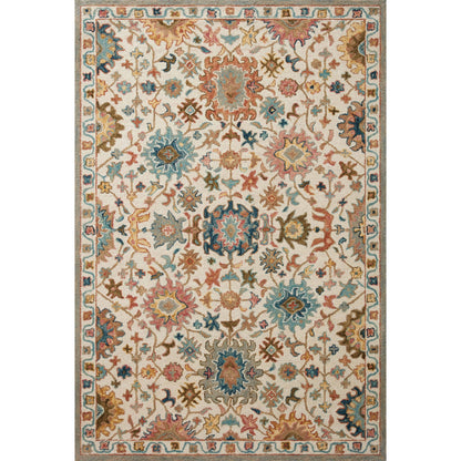 Alexander Home Megan Floral Hand-Hooked 100% Wool Area Rug