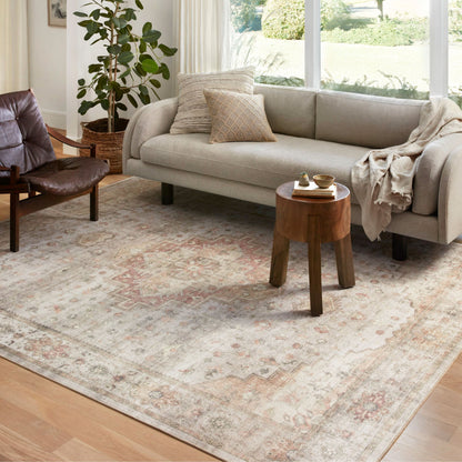 Alexander Home Meghan Distressed Vintage Area Rug