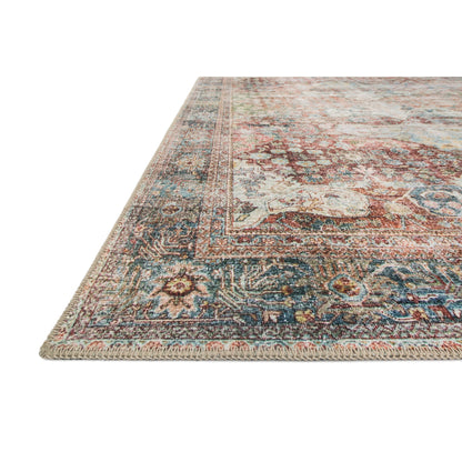 Alexander Home Tremezzina Printed Distressed Geometric Area Rug