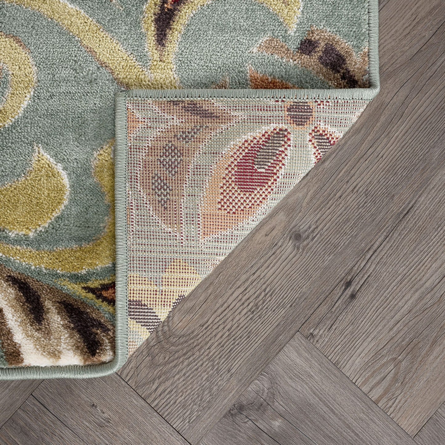 Decora Farmhouse Floral Indoor Area Rug