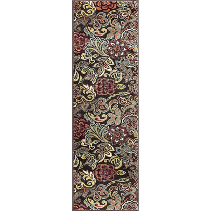 Decora Farmhouse Floral Indoor Area Rug