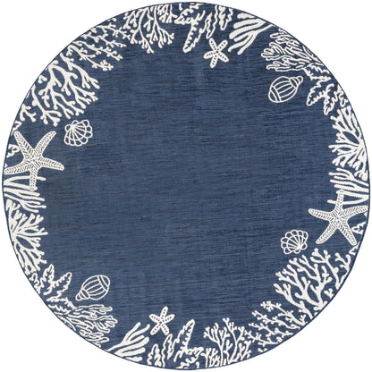 Exo Coastal Graphic Print Indoor/Outdoor Area Rug