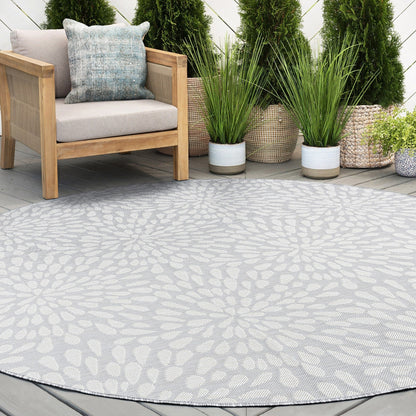 Exo Coastal Floral Indoor/Outdoor Area Rug