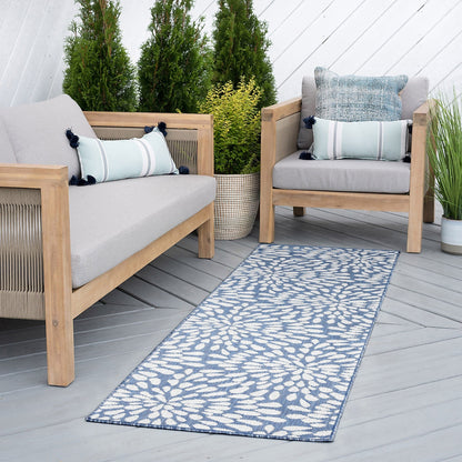 Exo Coastal Floral Indoor/Outdoor Area Rug