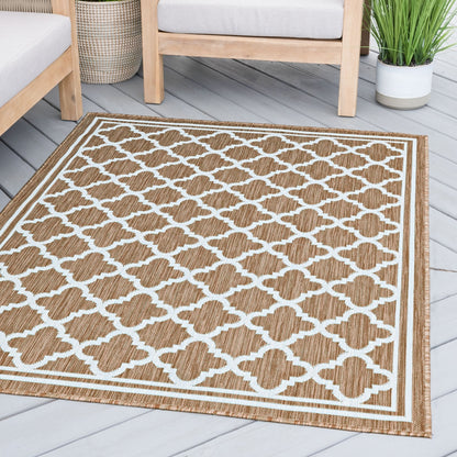 Exo Coastal Geometric Indoor/Outdoor Area Rug