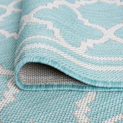 Exo Coastal Geometric Indoor/Outdoor Area Rug