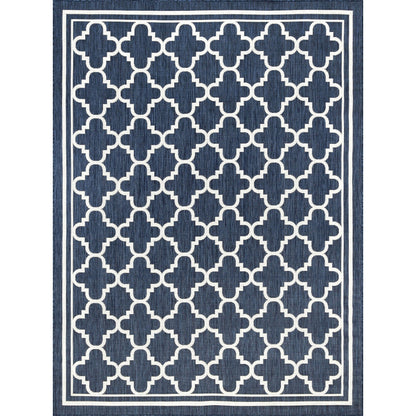 Exo Coastal Geometric Indoor/Outdoor Area Rug