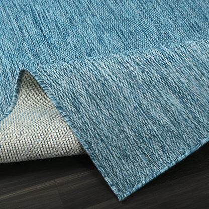 Aloha Washable Solid Indoor Outdoor Area Rug Patio Deck Living Room