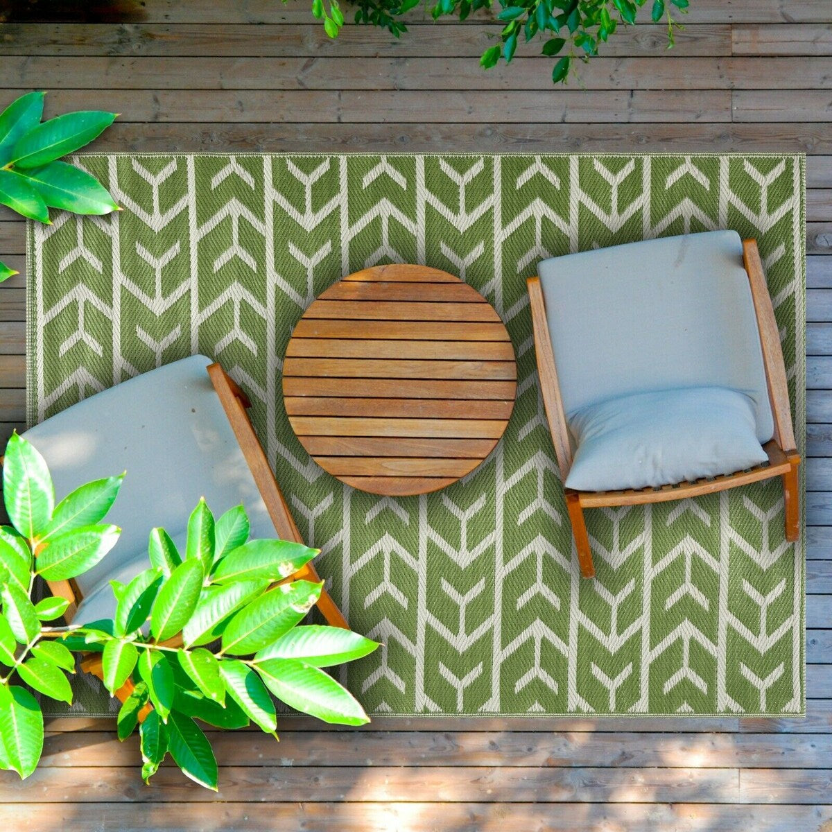 Amsterdam Design 100% Eco-friendly Lightweight Plastic Outdoor Mat/Rug