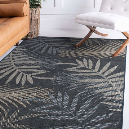 Bahama Palm Frond Indoor/Outdoor Area Rug