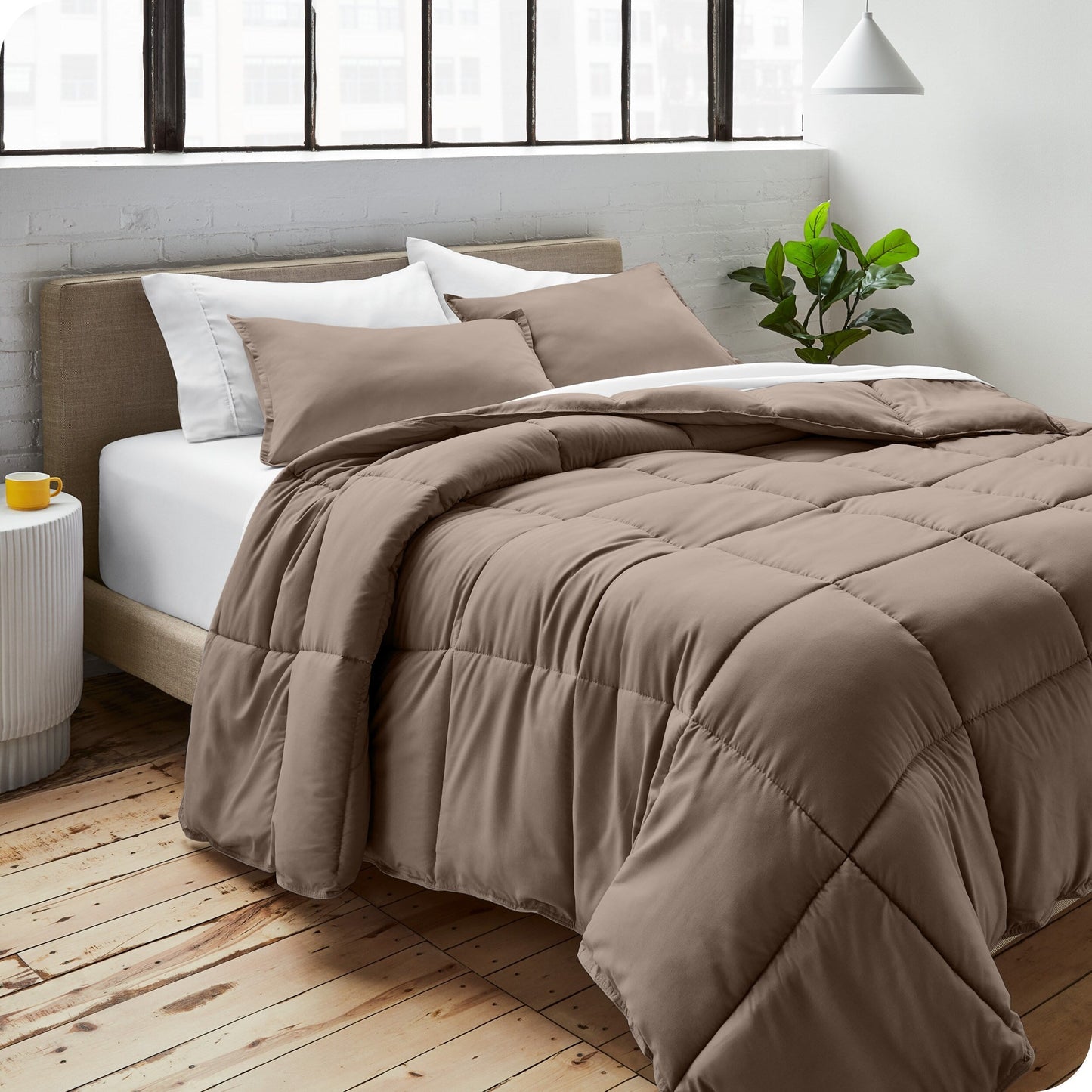 Bare Home Hypoallergenic Down Alternative Comforter Set