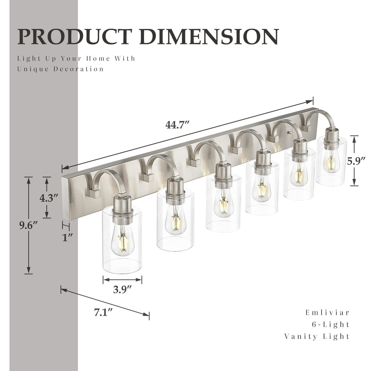 Bathroom Vanity Light Fixtures - Farmhouse Wall Light for Bathroom