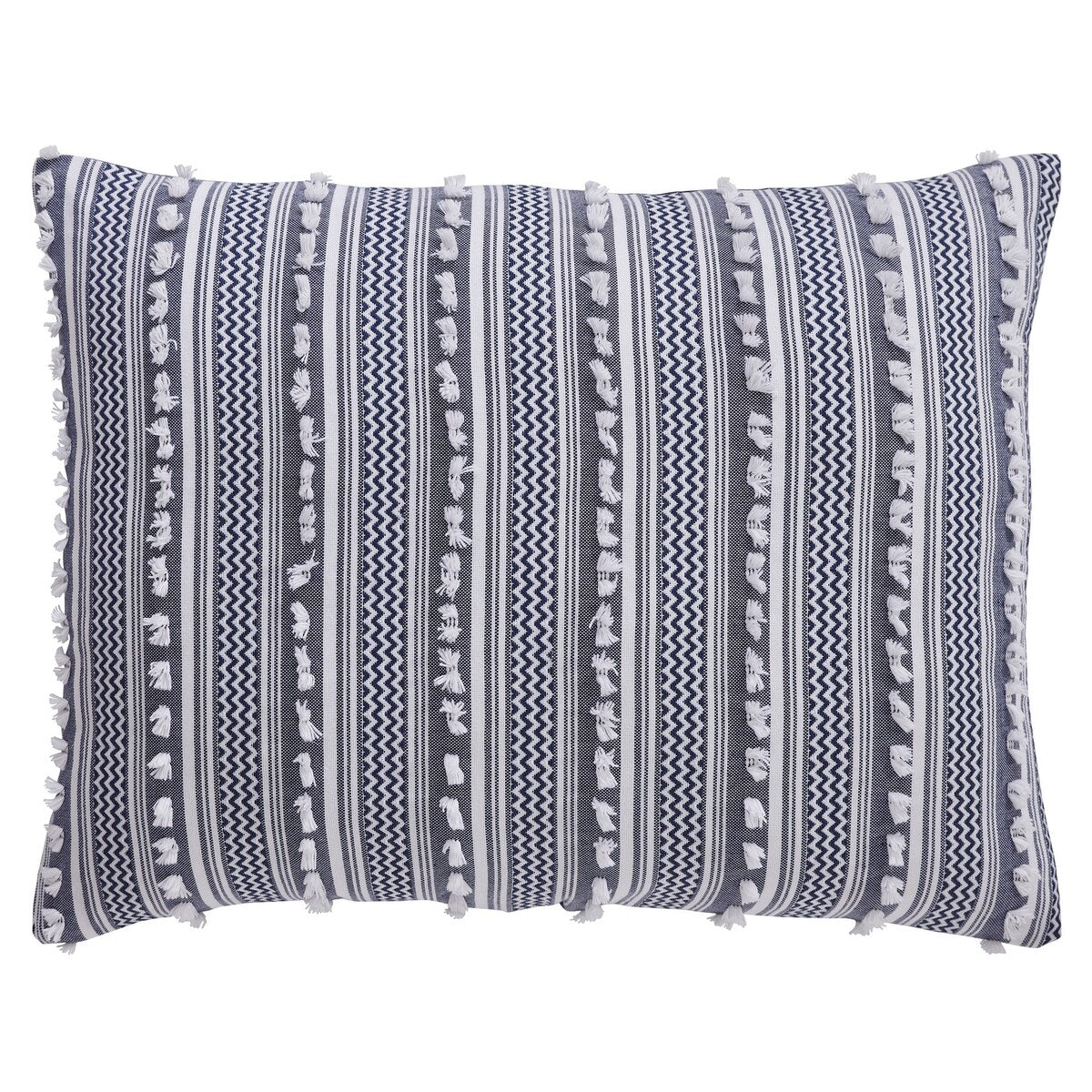 Better Trends Angelique Comforter Set 100% Cotton Tufted Soft Plush Chenille Elegant Stripes Machine Washable & Tumble Dry