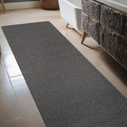 Beverly Rug Solid Color Non-Slip Rubber Back Washable Indoor Area Rug