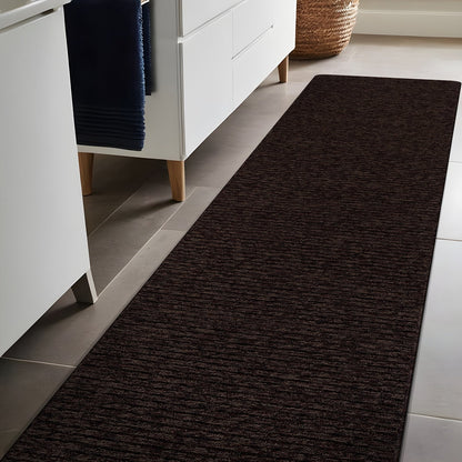 Beverly Rug Solid Color Non-Slip Rubber Back Washable Indoor Area Rug
