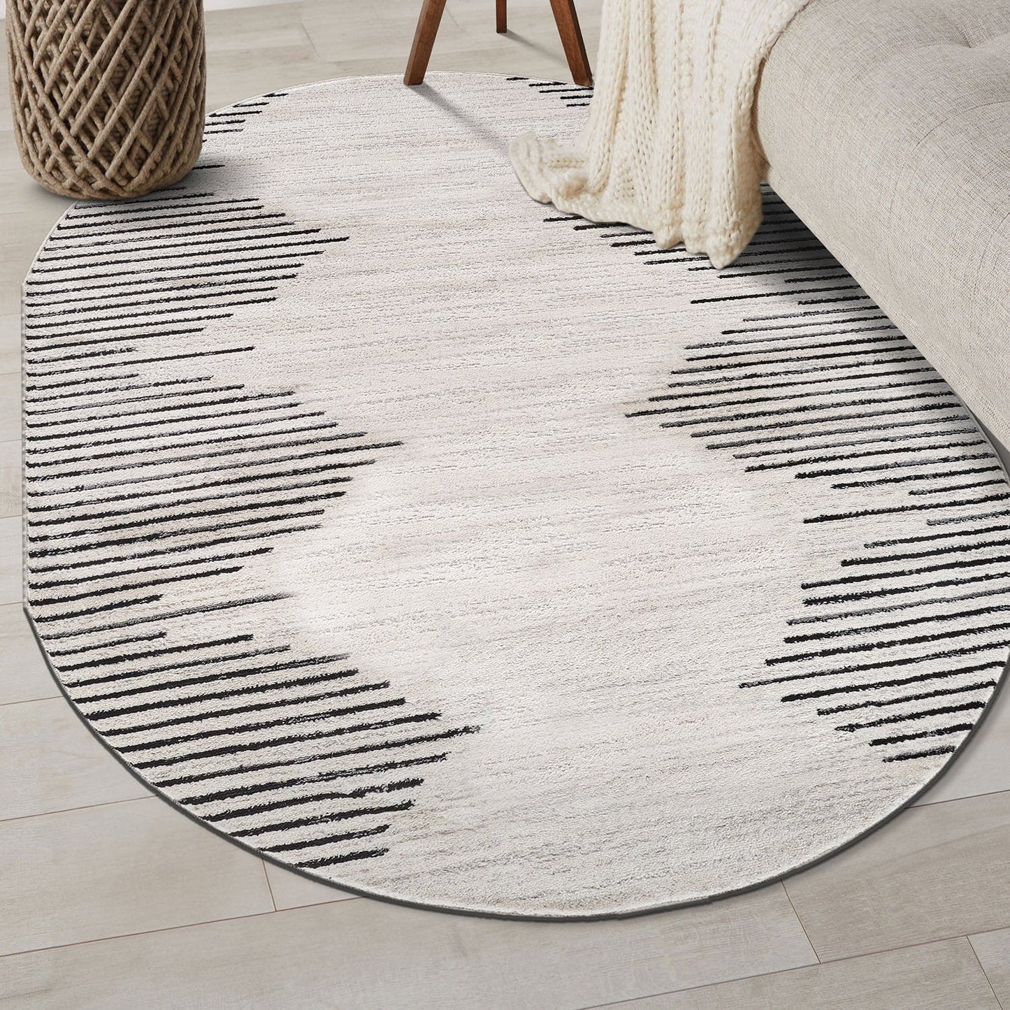 Bohemian Stripe Area Rug