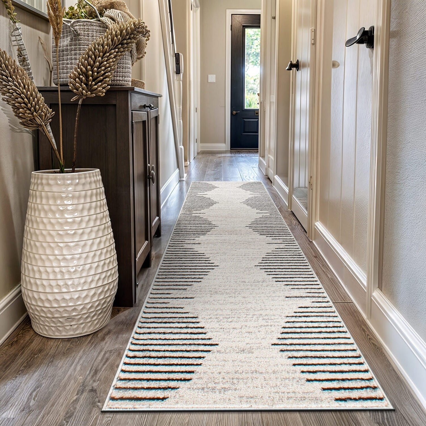 Bohemian Stripe Area Rug