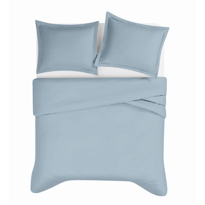 Brooklyn Loom Tight-Weave Cotton Percale Duvet Set