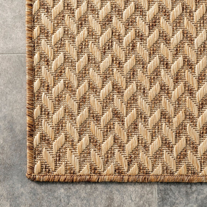 Nuloom Camryn Herringbone Indoor/Outdoor Area Rug