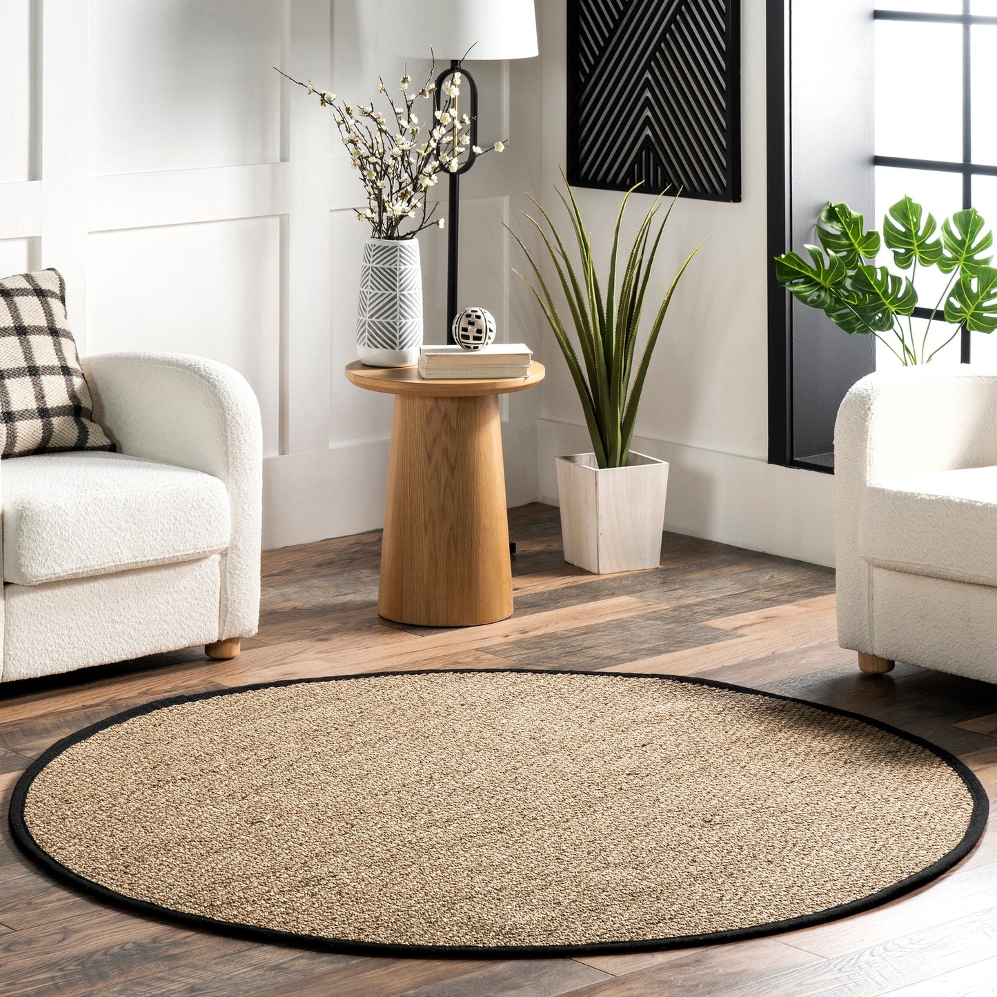 Nuloom Kiana Casual Seagrass Bordered Area Rug