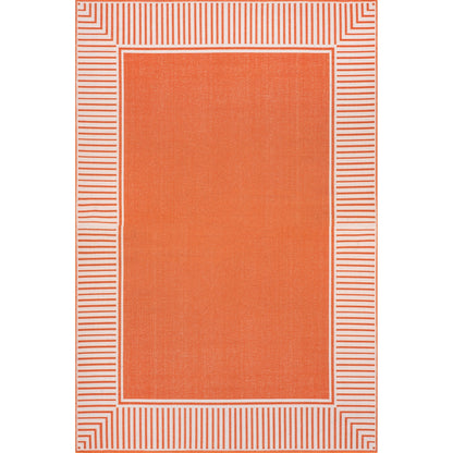 Nuloom Leah Classic Bordered Indoor/Outdoor Area Rug