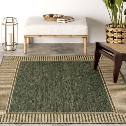 Nuloom Leah Classic Bordered Indoor/Outdoor Area Rug
