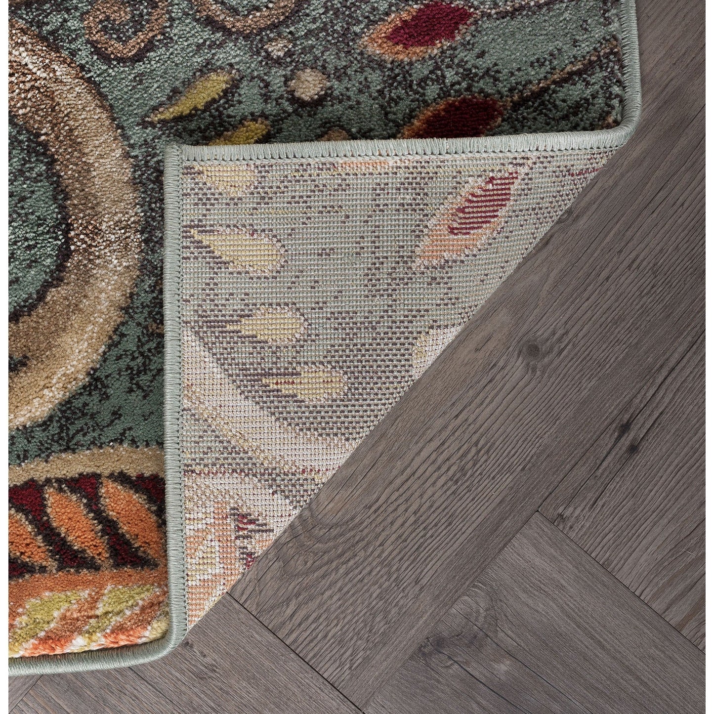 Caprice Mid-Century Modern Floral Indoor Area Rug