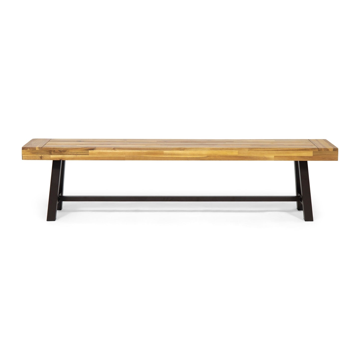Carlisle Acacia Wood Outdoor Bench by Christopher Knight Home
