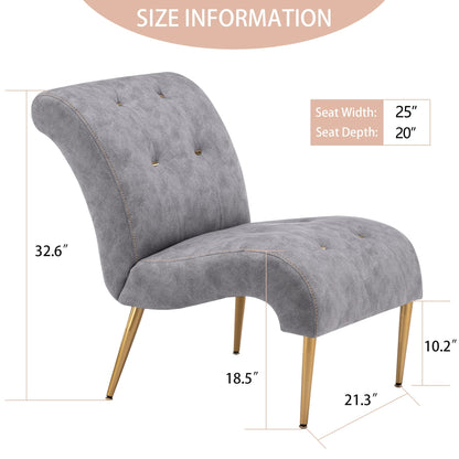 Chaise longue rembourrée pour chambre à coucher, salon