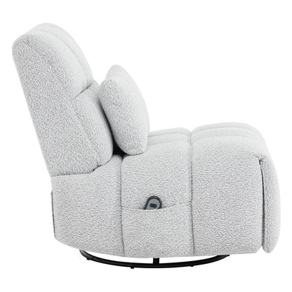 Cole Power Recliner Chair Swivel Glider with Lumbar Support