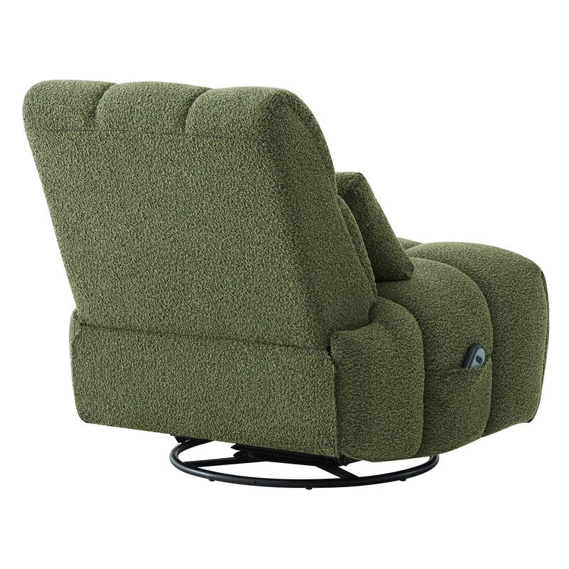 Cole Power Recliner Chair Swivel Glider with Lumbar Support